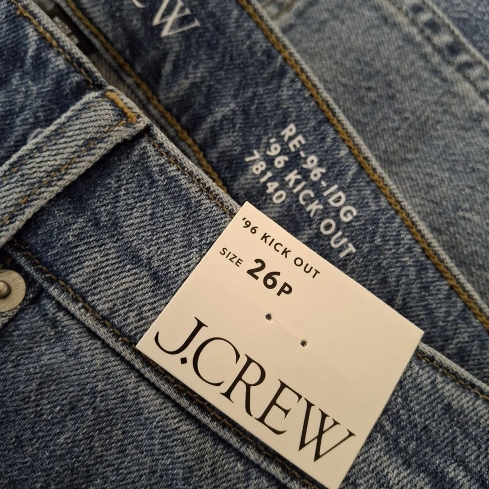 J.Crew High Rise '96 Kickout Jean